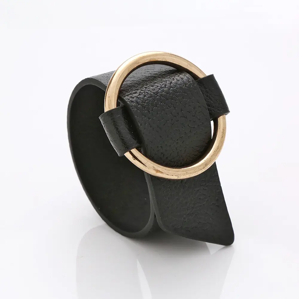 Women's Adjustable Rose Gold Bracelet Stainless Steel — feature 5