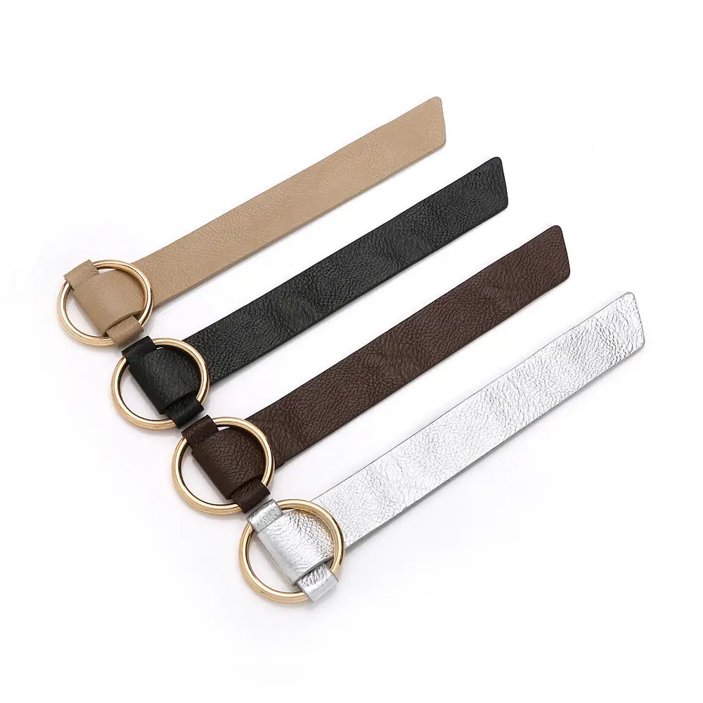 Women's Adjustable Rose Gold Bracelet Stainless Steel — feature 9