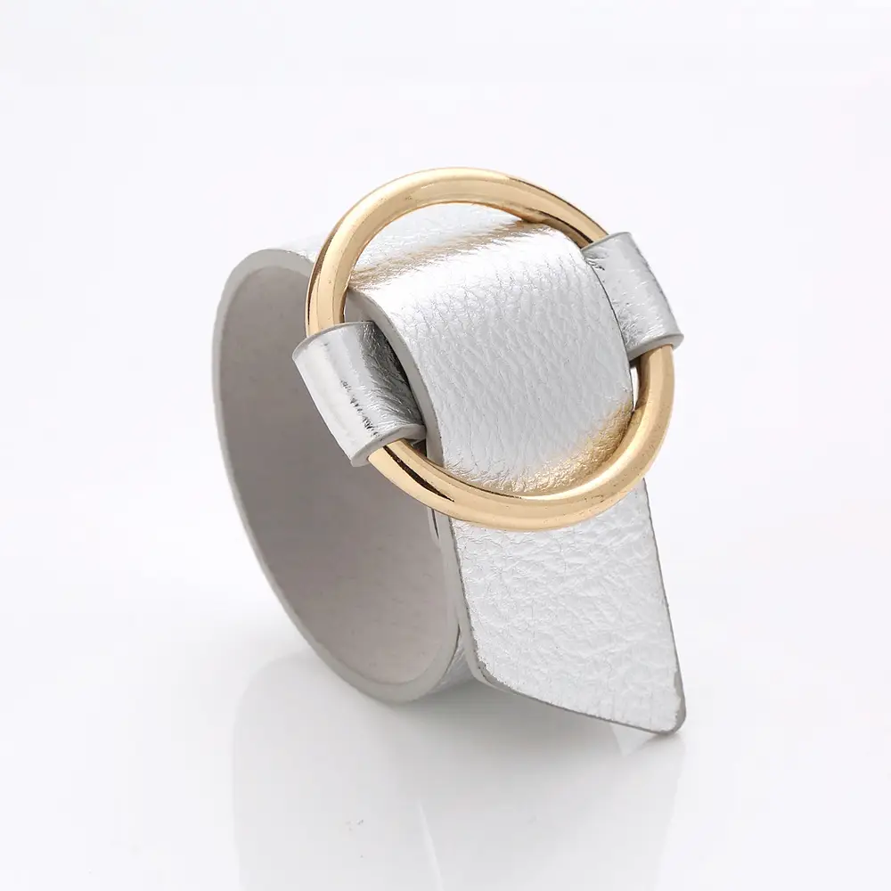 Women's Adjustable Rose Gold Bracelet Stainless Steel - Image 2