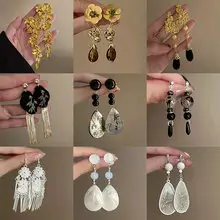 Silver Pearl Diamond Earrings for Women — feature 15