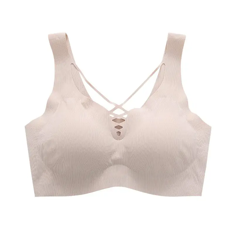 2022 New Japanese Seamless Women's Bra Push-Up Wireless Comfortable Sports Style - Image 2
