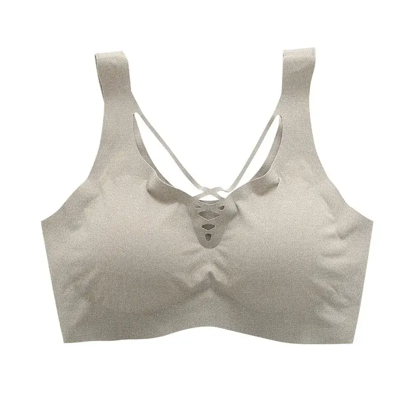 2022 New Japanese Seamless Women's Bra Push-Up Wireless Comfortable Sports Style - Image 3