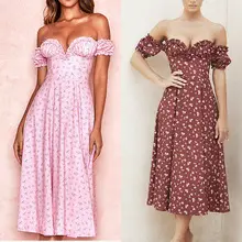 2024 Leopard Print V-Neck Chiffon High Waist Dress — feature 7