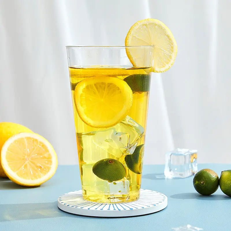 240ml Hard Plastic Disposable Cup Transparent - Image 13