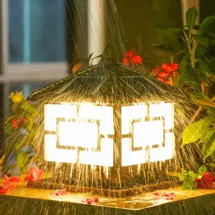 Outdoor European Style Wall Light LED Curved Hexagonal — feature 17