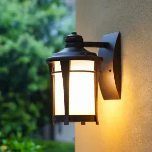 Outdoor European Style Wall Light LED Curved Hexagonal — feature 3
