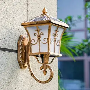 Outdoor European Style Wall Light LED Curved Hexagonal — feature 9