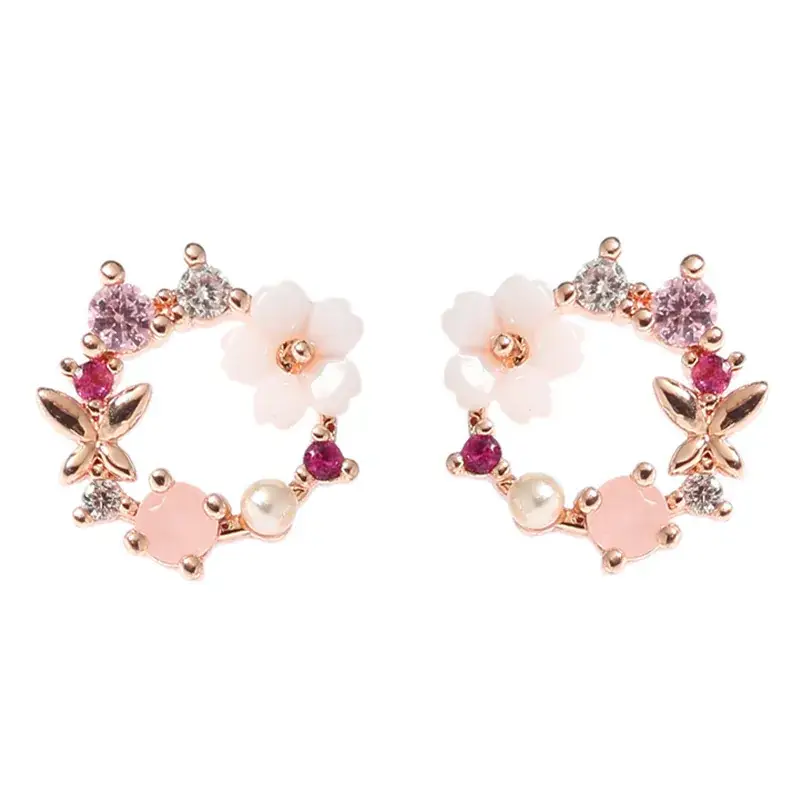 South Korea Flower Earrings Drop Shipping - Image 5