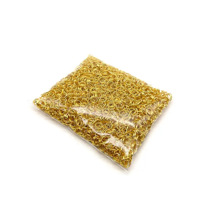 Gold Iron Double Ring Connecting Bracelets Set — feature 12