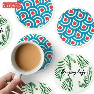 Pink Round Silicone Coffee Cup Coasters Heat Insulated Anti-Perm Mat — feature 11