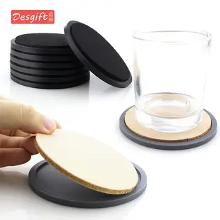 Pink Round Silicone Coffee Cup Coasters Heat Insulated Anti-Perm Mat — feature 4