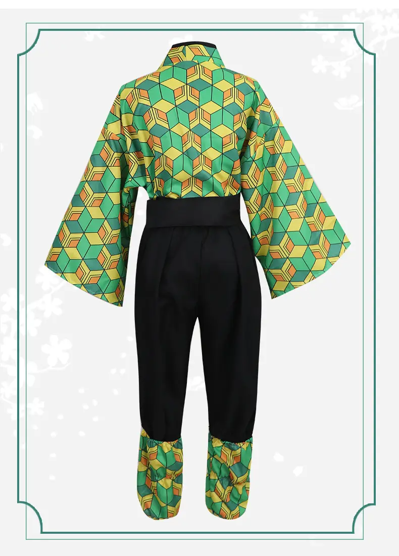 Tanjiro Kimetsu Cosplay Suit Japanese Anime Style — feature 12