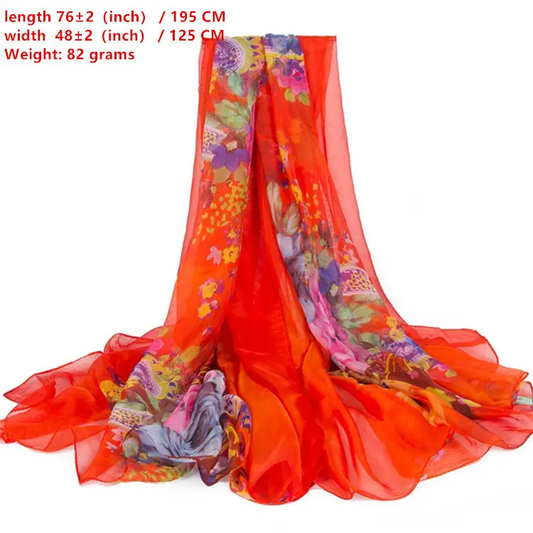 2024 Chiffon Flowy Sunscreen Shawl for Women - Image 28