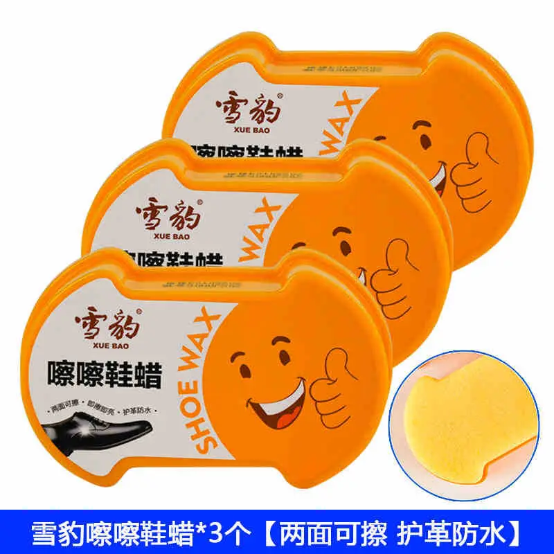 Snow Leopard Shoe Wax for Colorless Brown Leather - Image 3