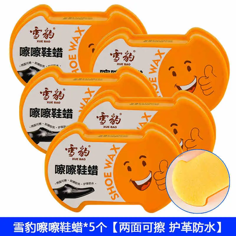 Snow Leopard Shoe Wax for Colorless Brown Leather - Image 4