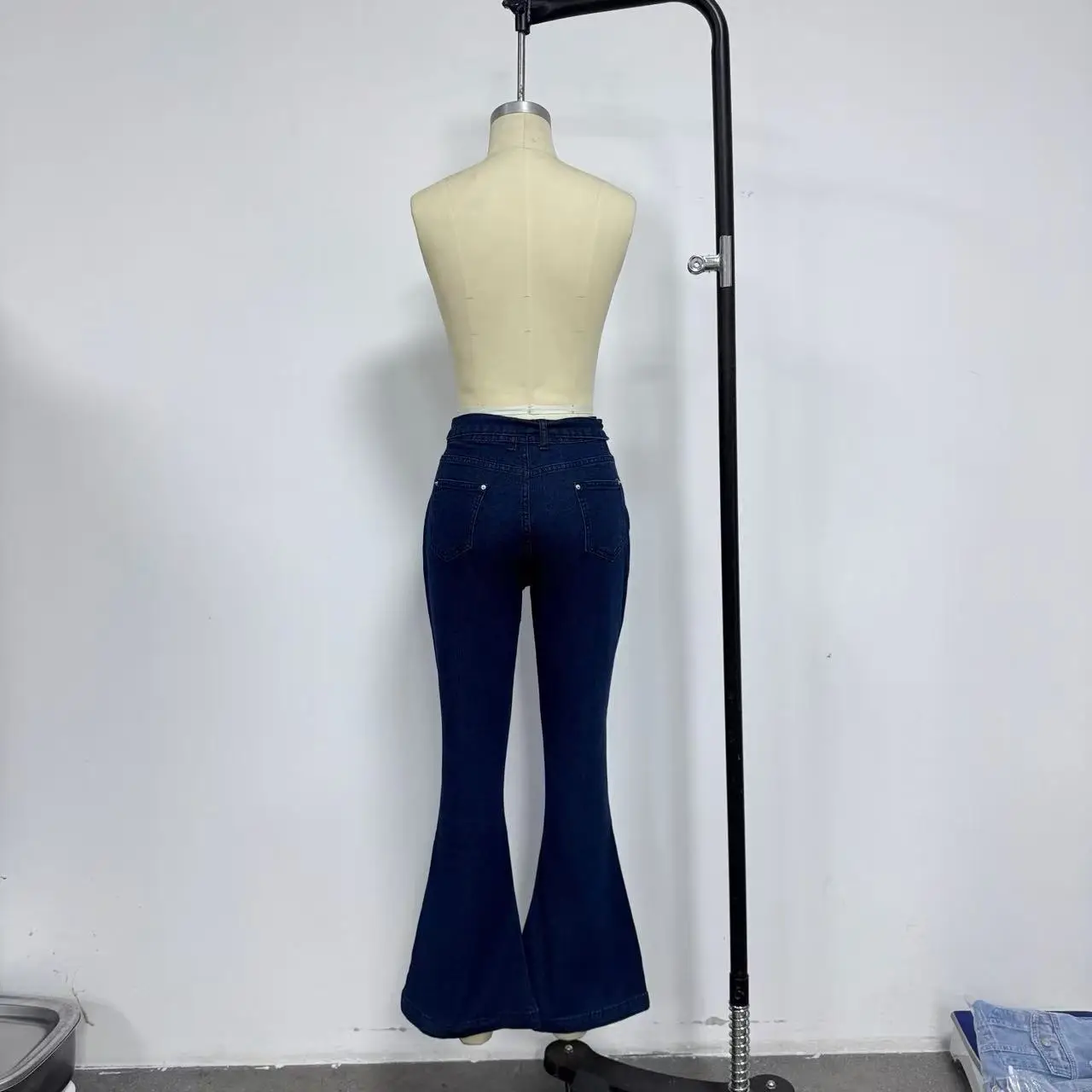 High Waist Flared Jeans for Women Black Wide Leg — feature 6