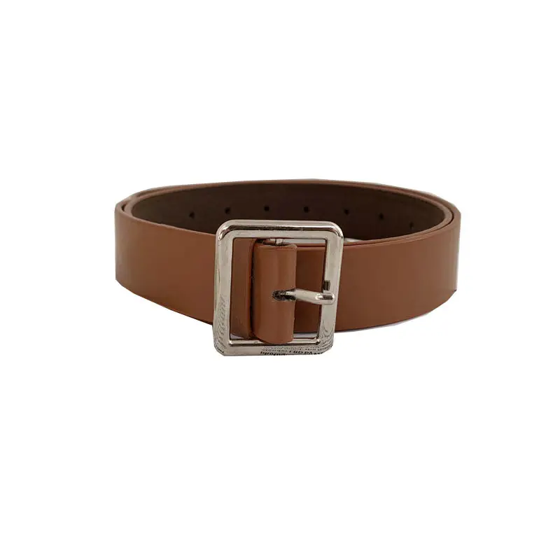 Korean Men's Square Buckle Belt for Students & Trendy Look
