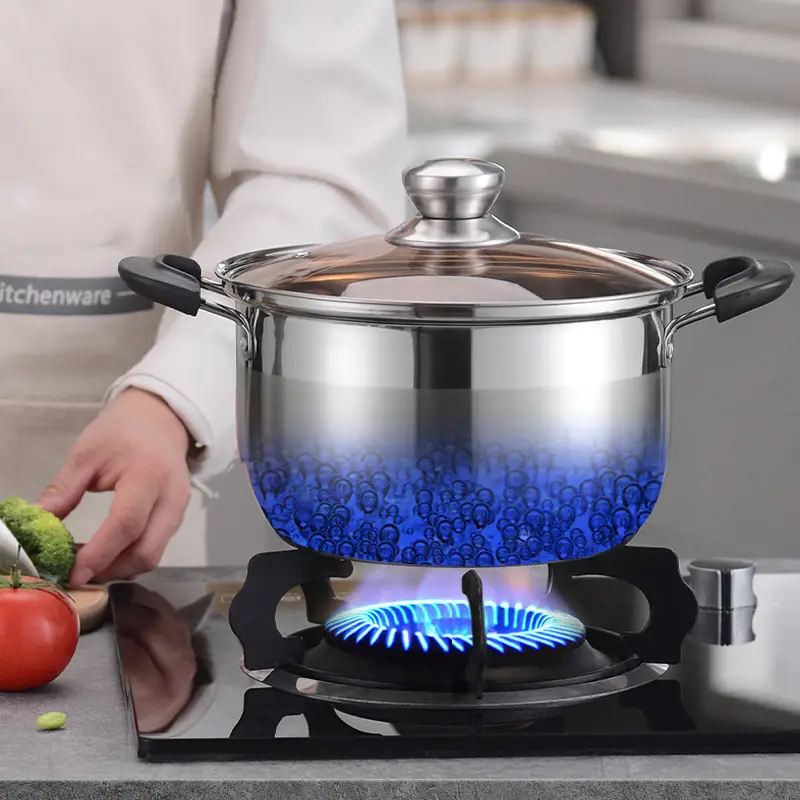304 Stainless Steel Soup Pot for Gas Stove - Image 6