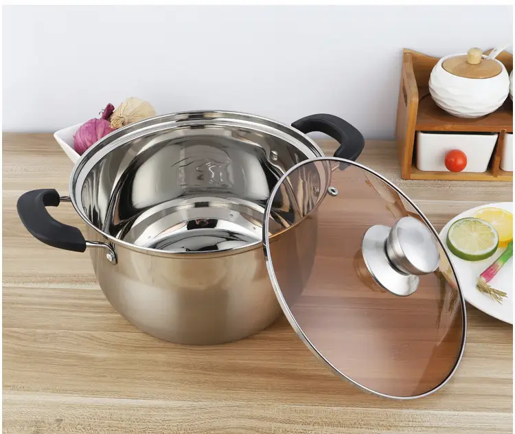 304 Stainless Steel Soup Pot for Gas Stove — feature 13