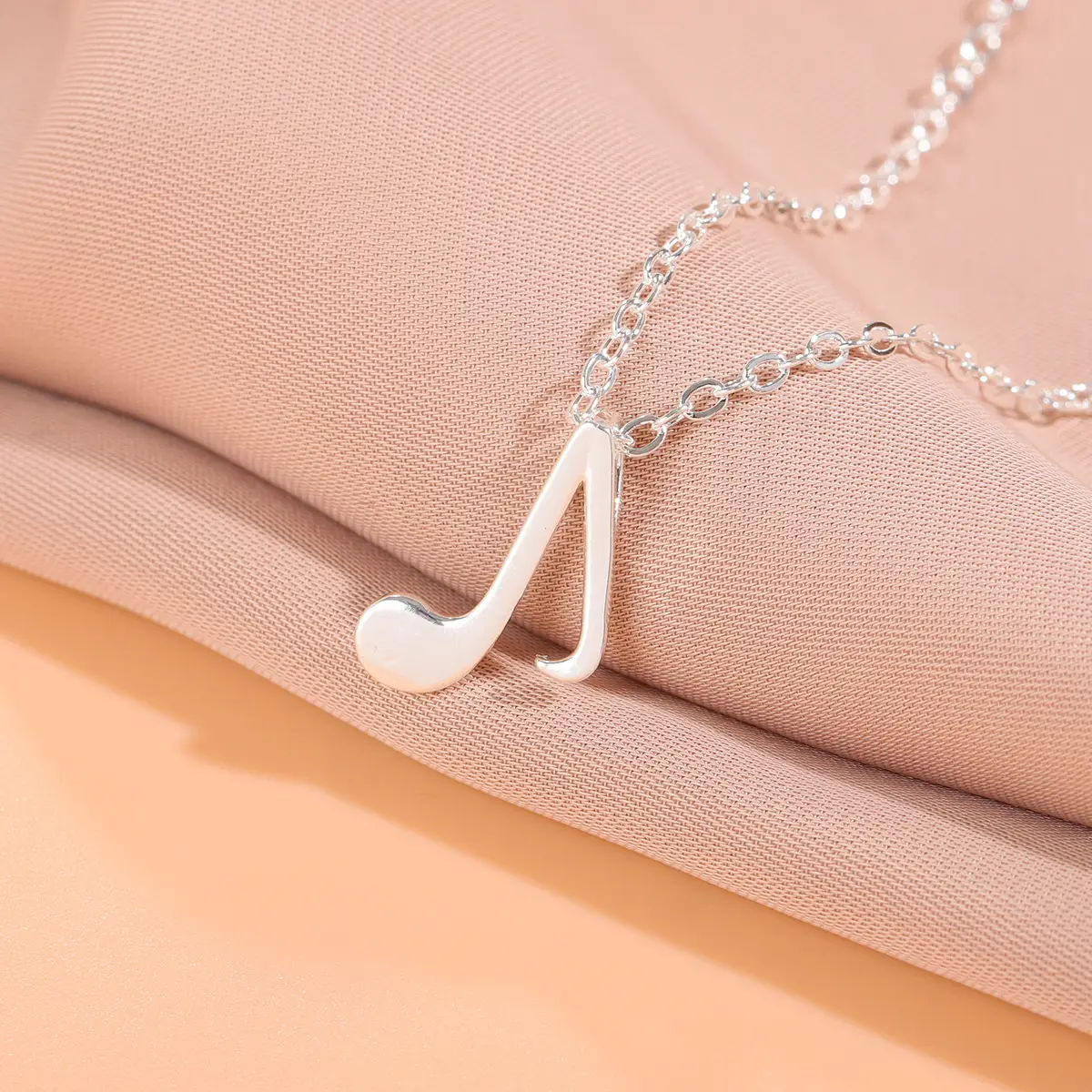 Silver Joker Necklace for Women, Smooth Finish, Fresh Tone - Image 3