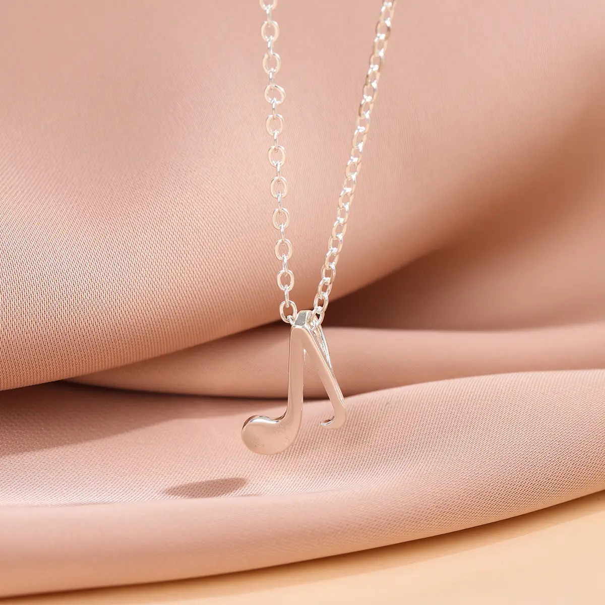Silver Joker Necklace for Women, Smooth Finish, Fresh Tone - Image 4