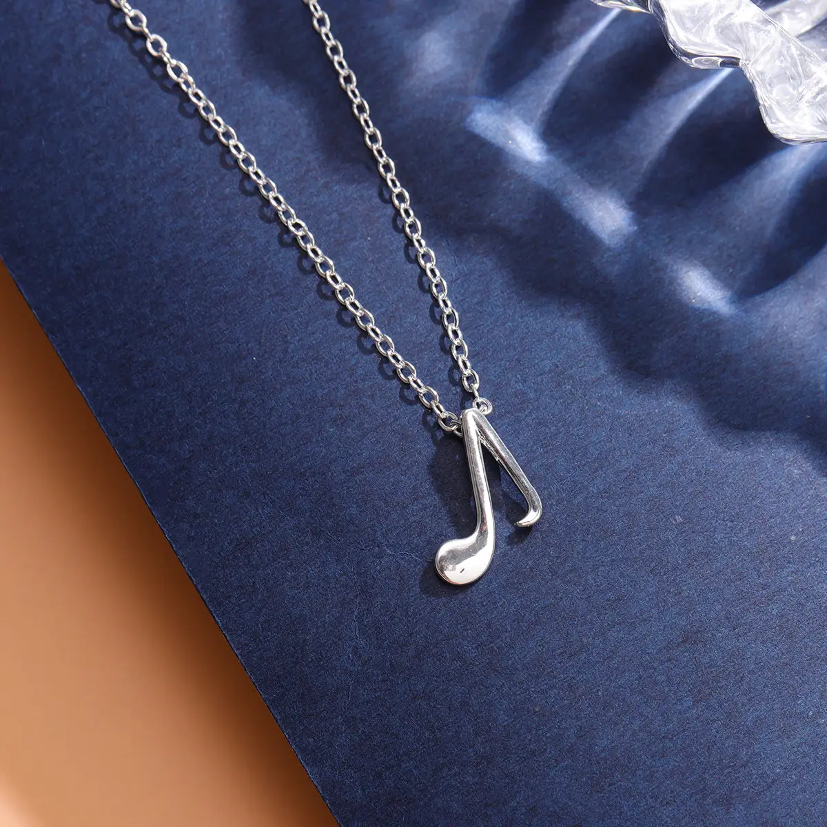 Silver Joker Necklace for Women, Smooth Finish, Fresh Tone - Image 5