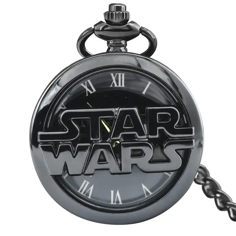 Retro Antique Men's Quartz Pocket Watch Porter Alloy Large - Image 2