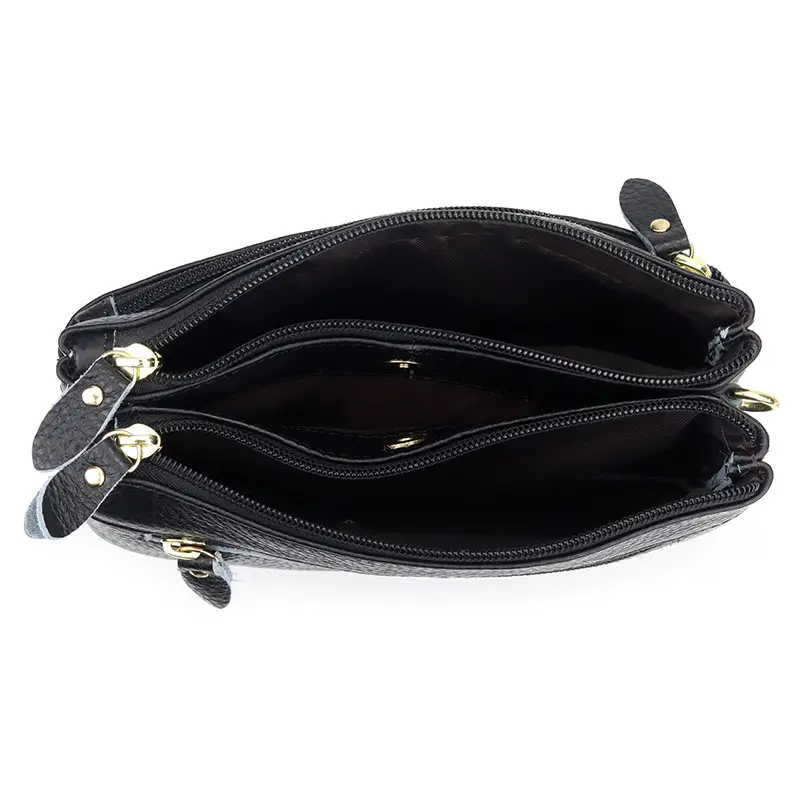 Women's First-Layer Cowhide Clutch Bag Multi-Compartment Small - Image 6