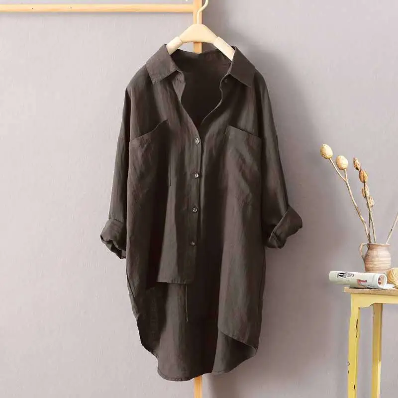 2026 Japanese Korean Style Black Long Sleeve Shirt - Image 3