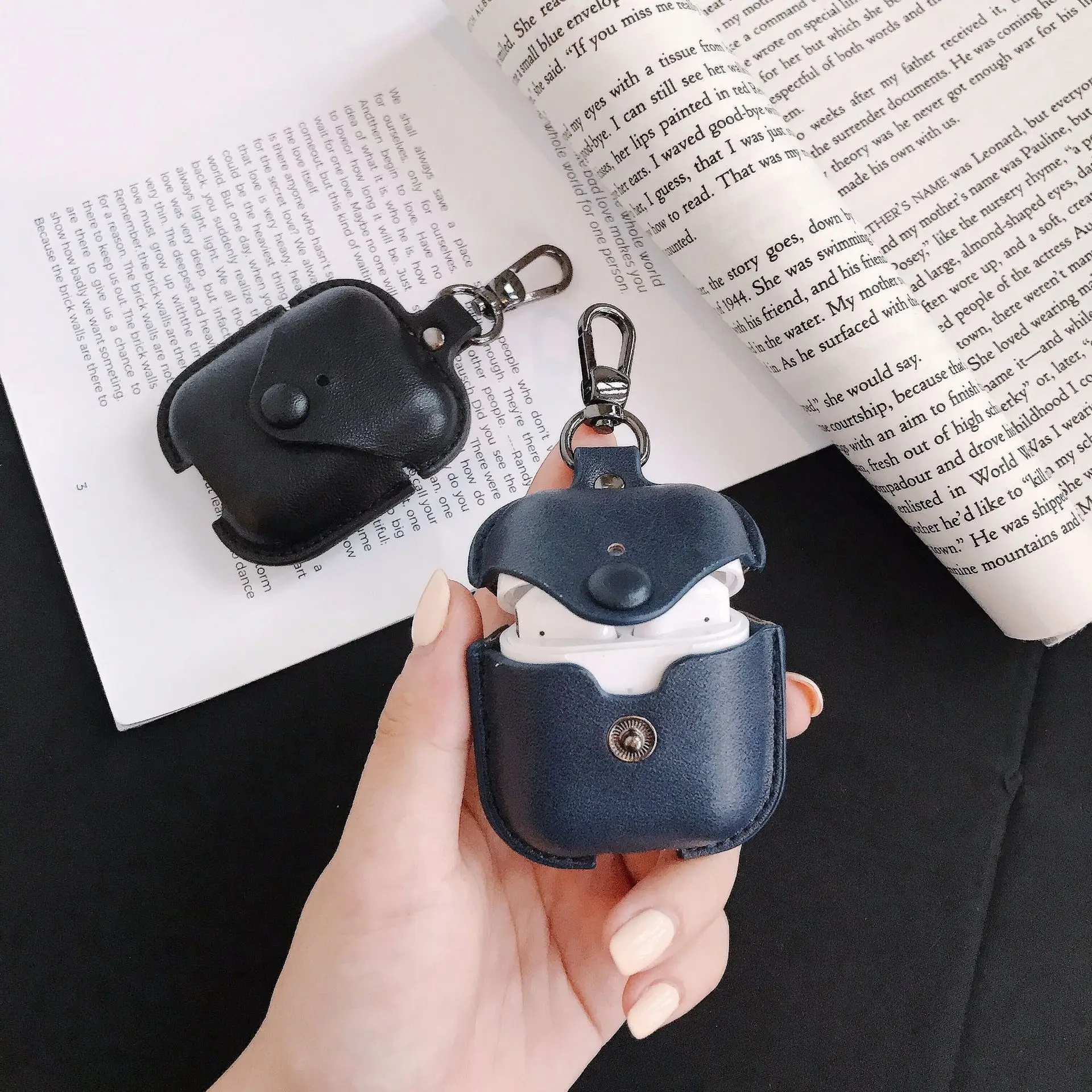 Apple Airpod 4 Protective Leather Case Wireless Bluetooth - Image 8