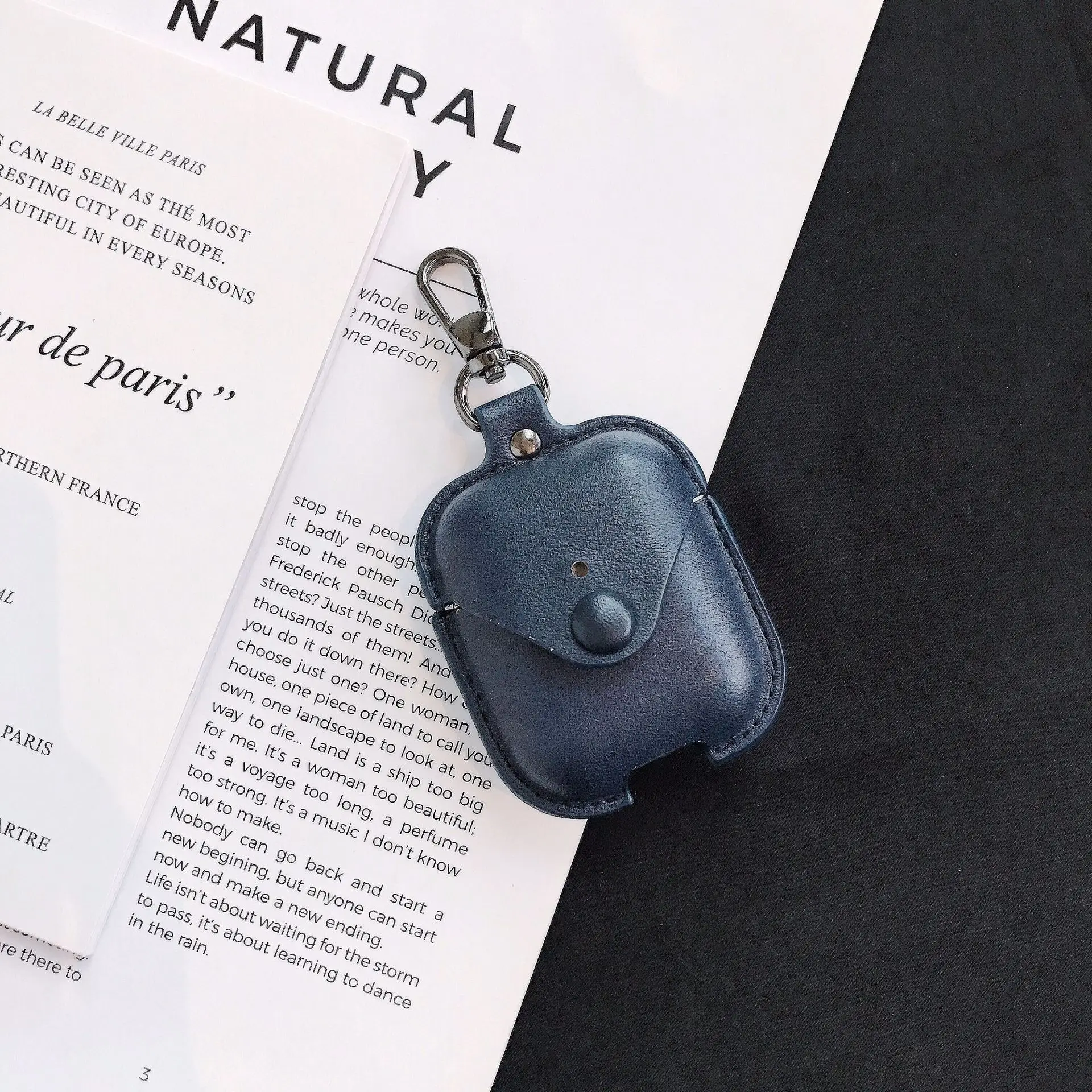 Apple Airpod 4 Protective Leather Case Wireless Bluetooth — feature 21