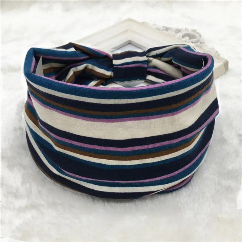 Pink Printed Elastic Hair Band for Women