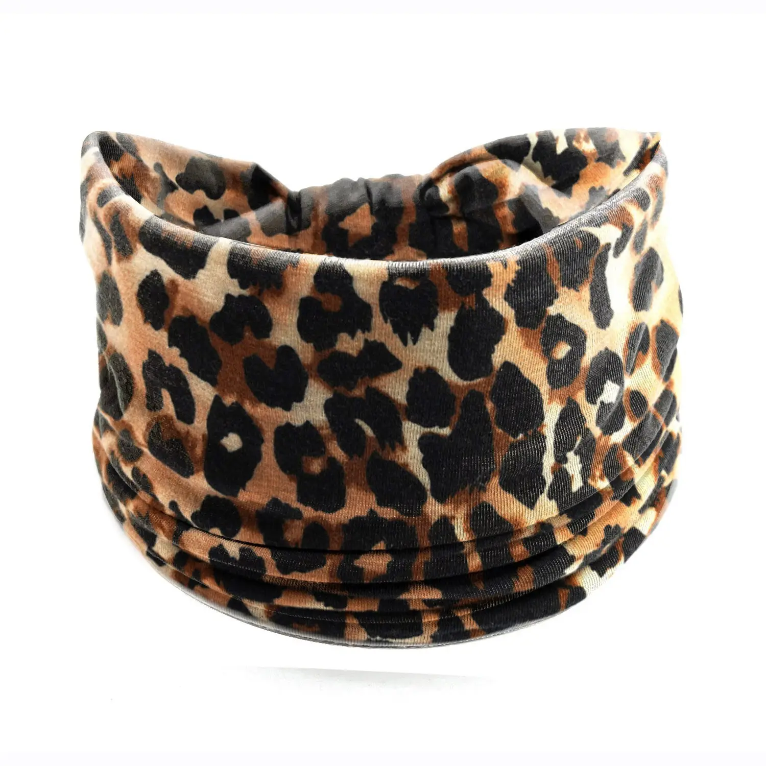 Pink Printed Elastic Hair Band for Women
