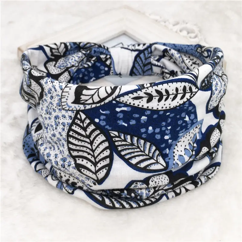 Pink Printed Elastic Hair Band for Women