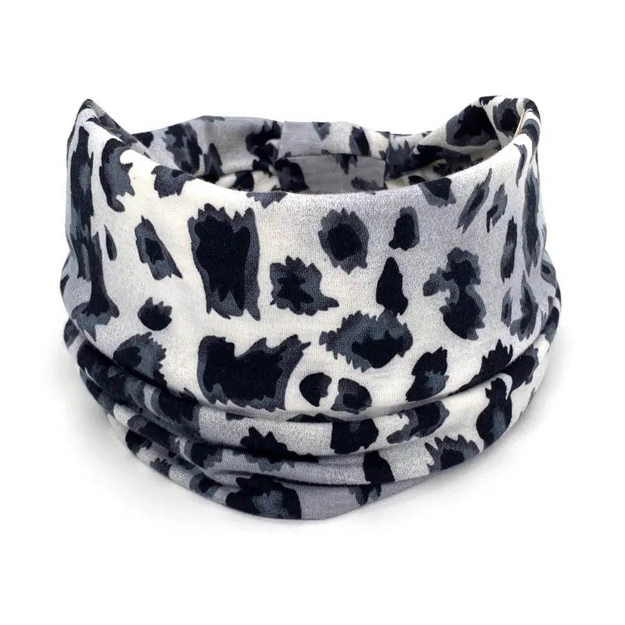 Pink Printed Elastic Hair Band for Women