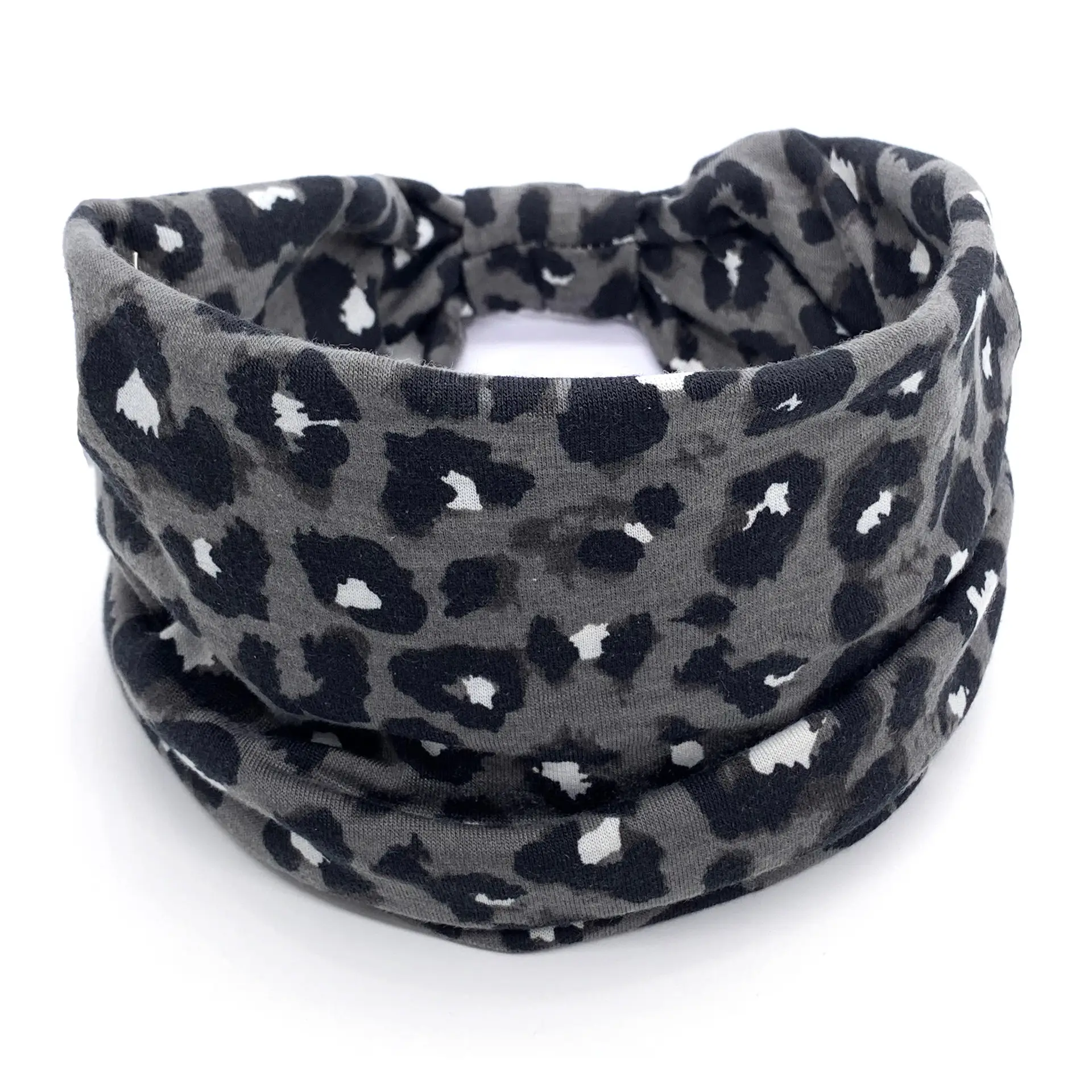 Pink Printed Elastic Hair Band for Women