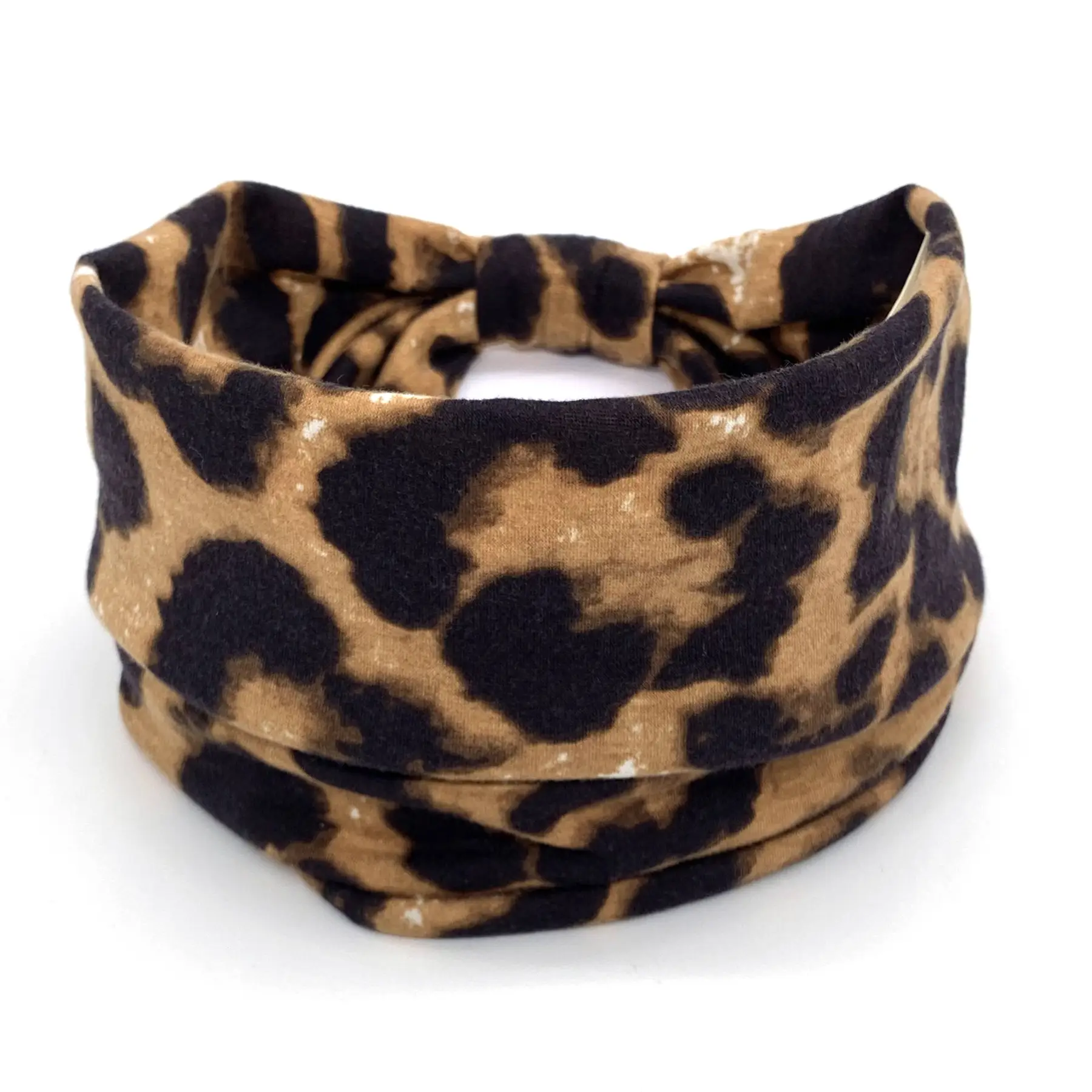 Pink Printed Elastic Hair Band for Women