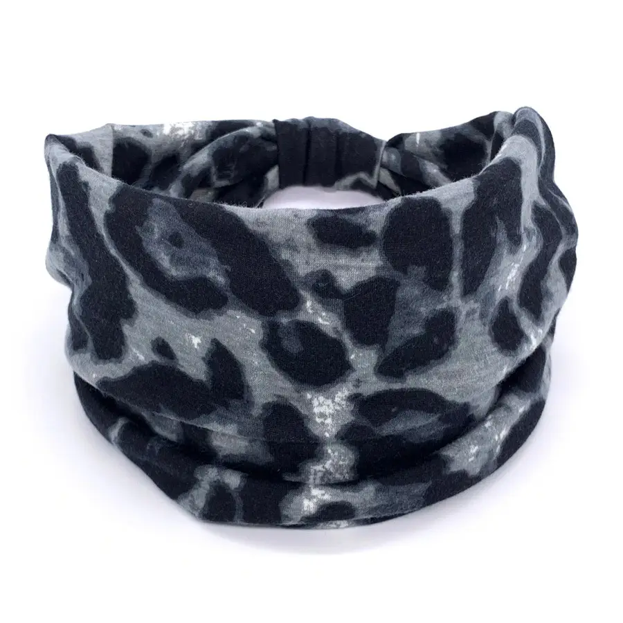 Pink Printed Elastic Hair Band for Women