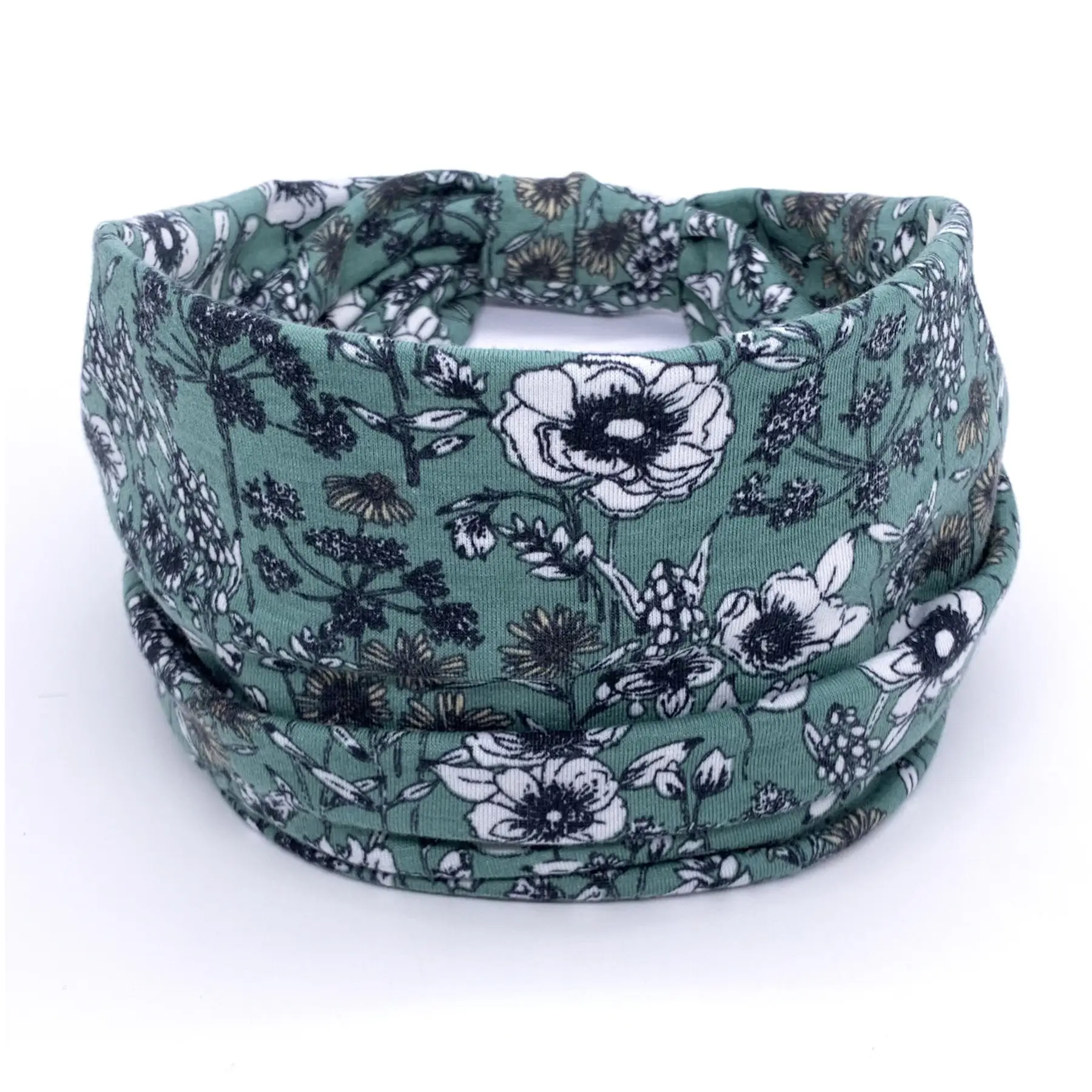Pink Printed Elastic Hair Band for Women