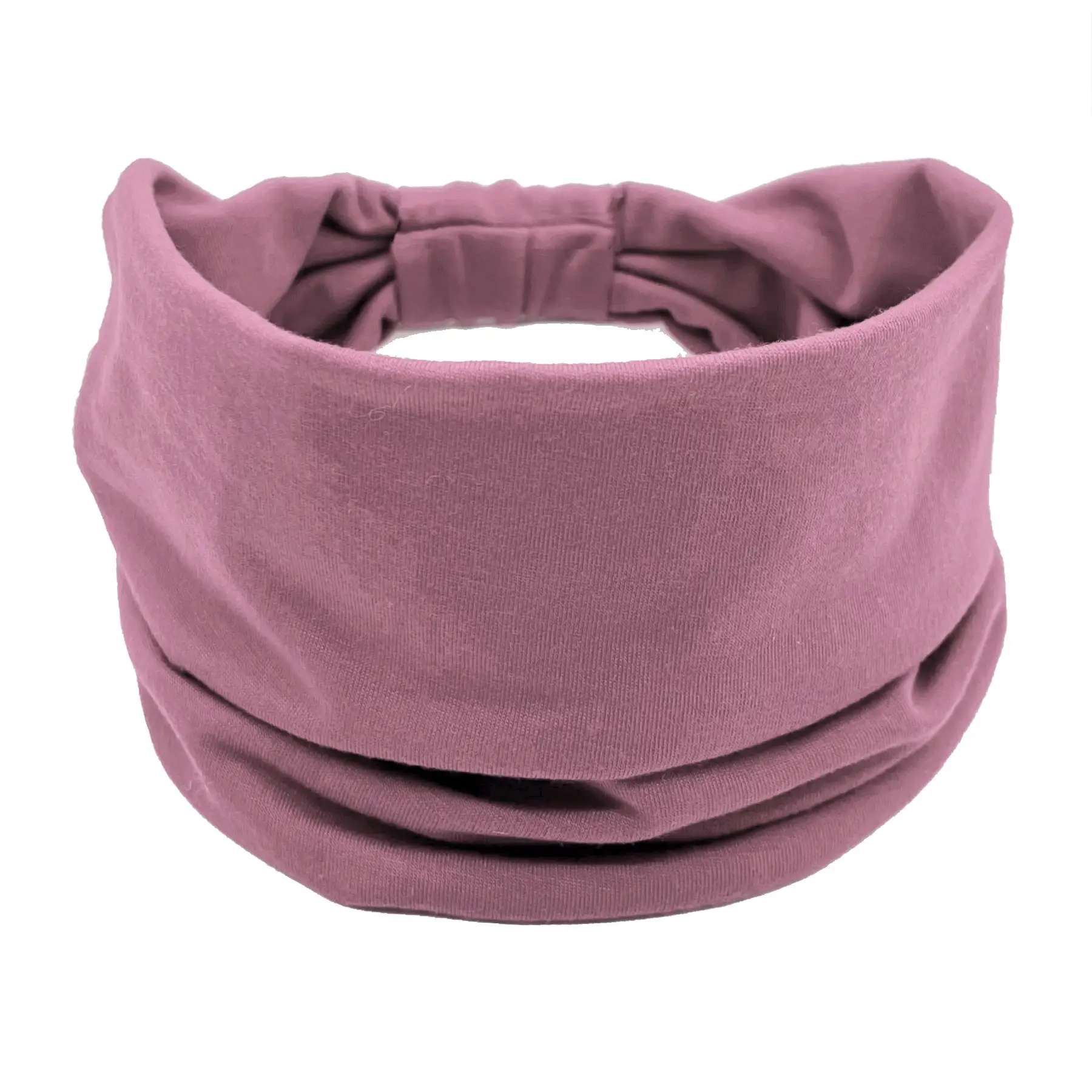 Pink Printed Elastic Hair Band for Women