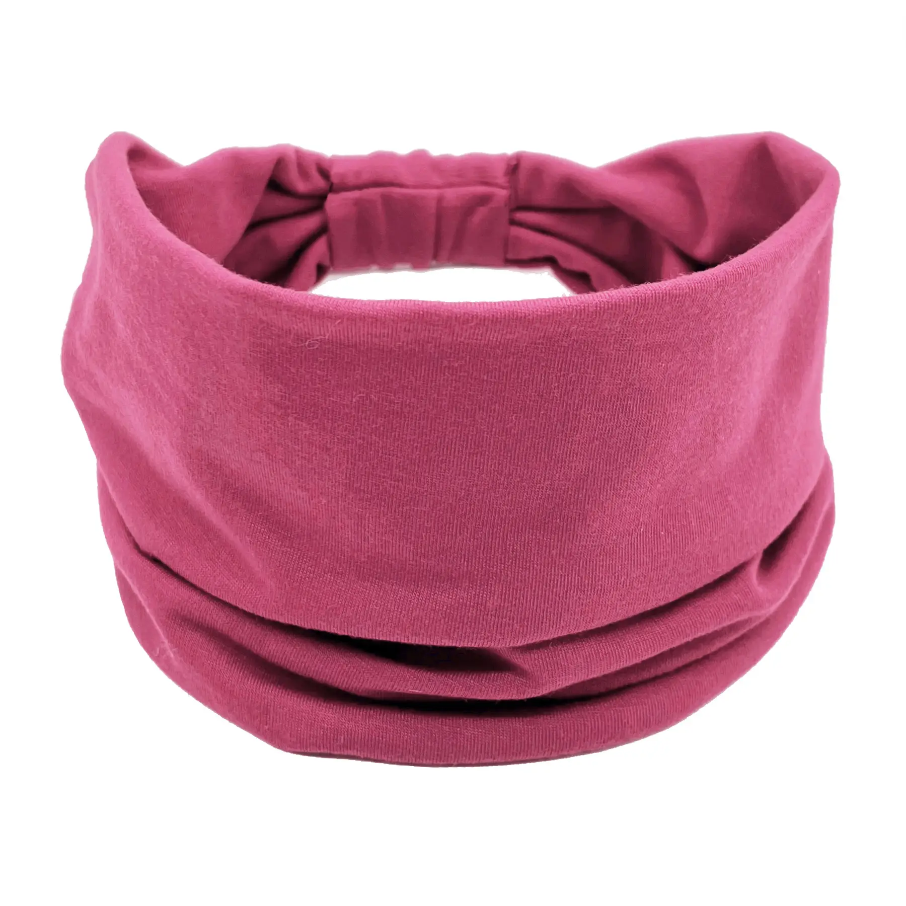 Pink Printed Elastic Hair Band for Women