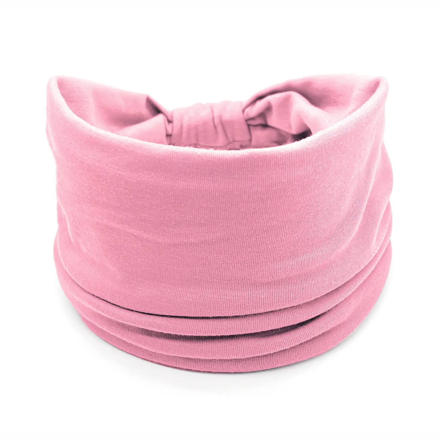 Pink Printed Elastic Hair Band for Women