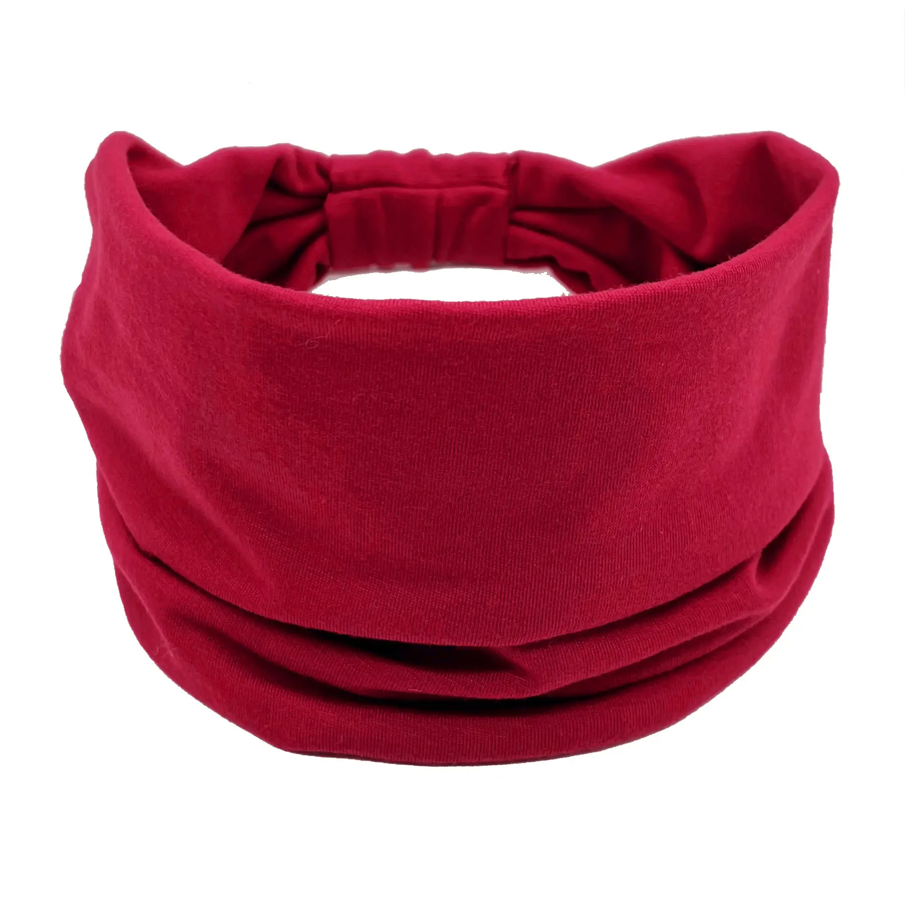 Pink Printed Elastic Hair Band for Women