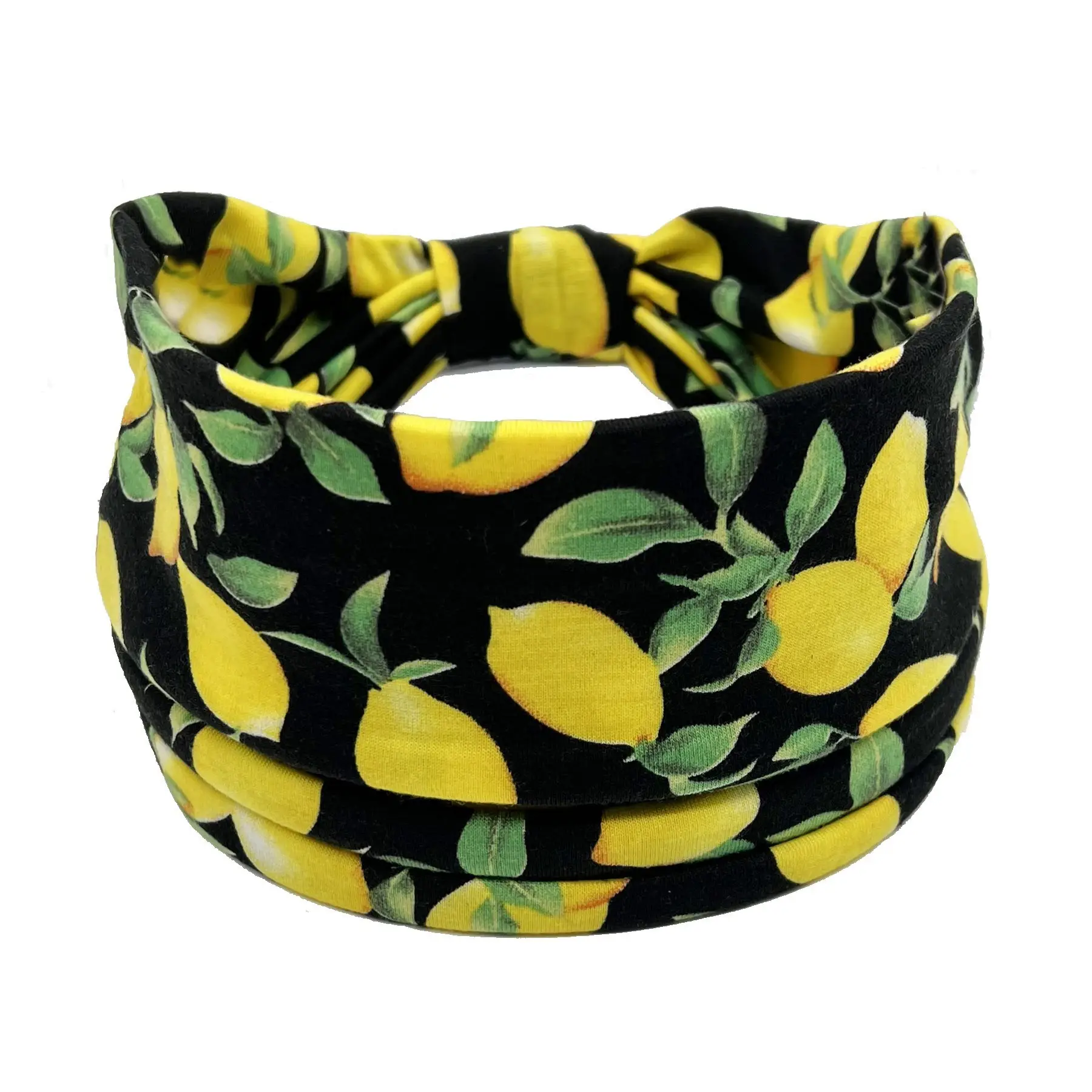 Pink Printed Elastic Hair Band for Women