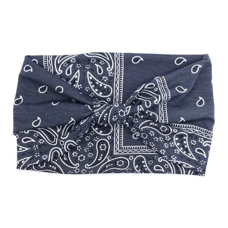 Pink Printed Elastic Hair Band for Women