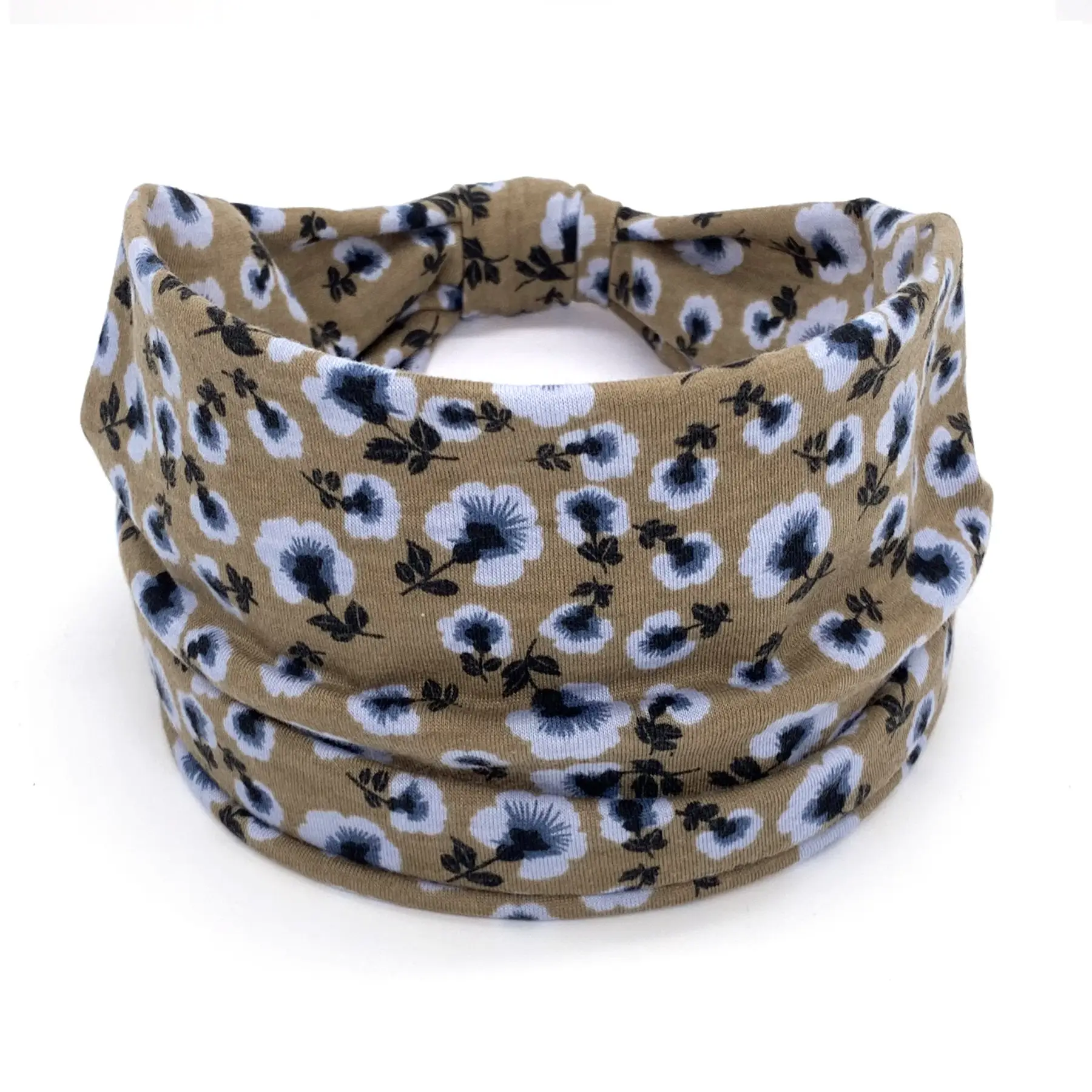 Pink Printed Elastic Hair Band for Women