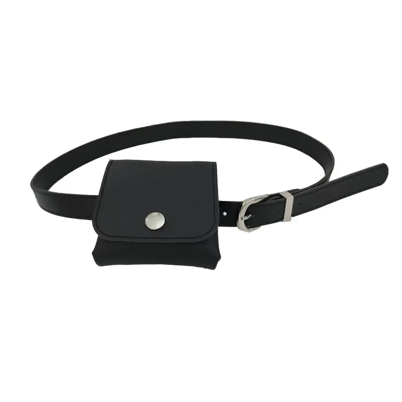 Black Detachable Waist Bag for Women - Image 5
