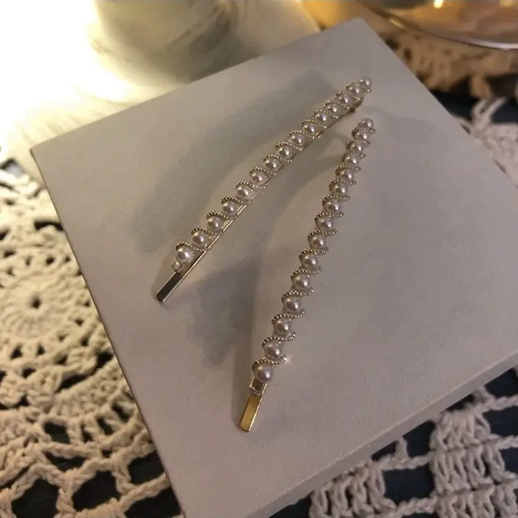 Japanese Style Pearl Hairpin Clips for Women - Image 2