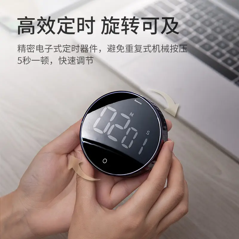 Baseus Magnetic Digital Alarm Clock 24H - Image 4