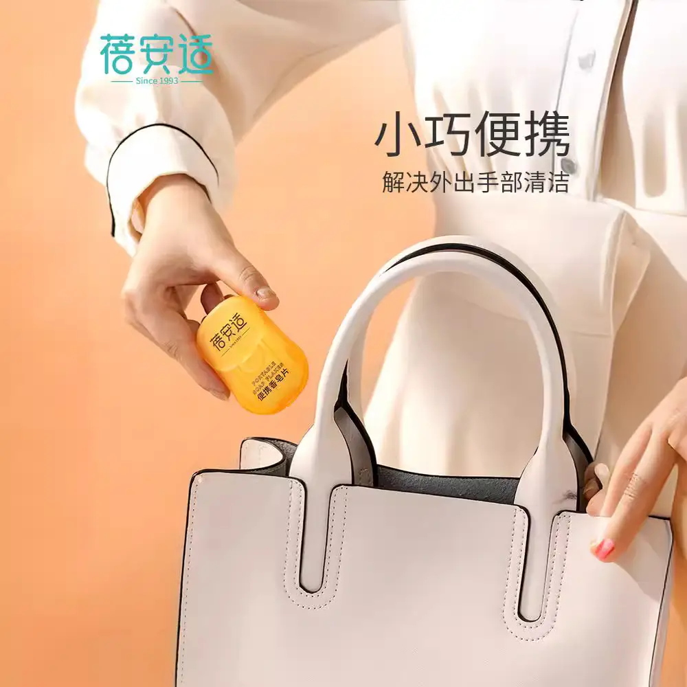 Portable Hand Washing Soap Tablets Travel Outdoor Sanitary Soap - Image 3